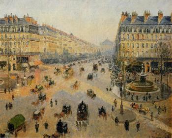 卡米耶 畢沙羅 Avenue de l'Opera 卡米耶 畢沙羅 Avenue de l'Opera